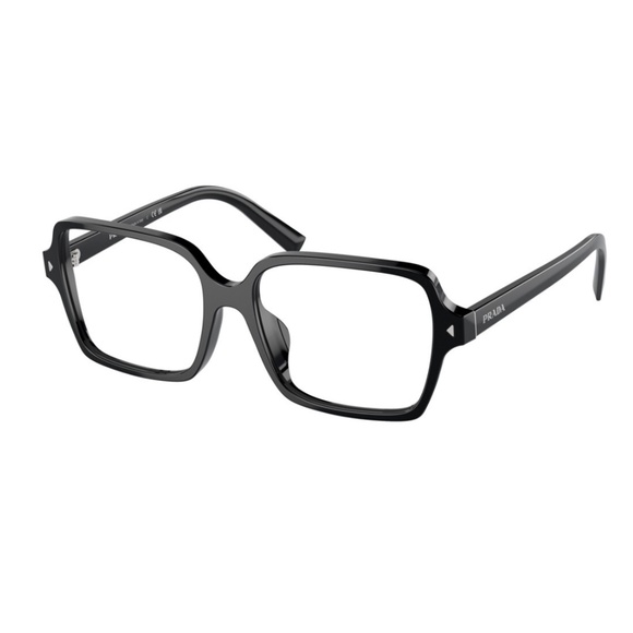 Prada A02V Eyeglasses 07R1O1 Black Authentic - Picture 1 of 5